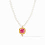 Julie Vos - Tudor Delicate Necklace, Iridescent Raspberry