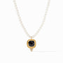 Julie Vos - Tudor Delicate Necklace, Obsidian Black