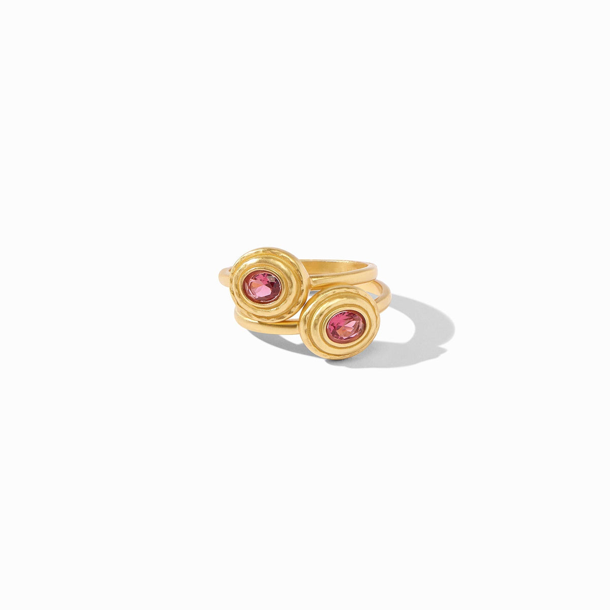 Julie Vos - Tudor Duet Ring, Raspberry / 9