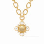 Julie Vos - Tudor Statement Necklace, Iridescent Champagne