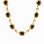 Julie Vos - Tudor Stone Necklace, Obsidian Black