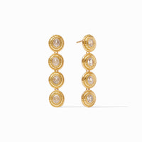 Julie Vos - Tudor Tier Earring, Cubic Zirconia