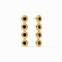 Julie Vos - Tudor Tier Earring, Obsidian Black
