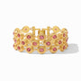 Julie Vos - Tudor Triple Row Tennis Bracelet, Raspberry