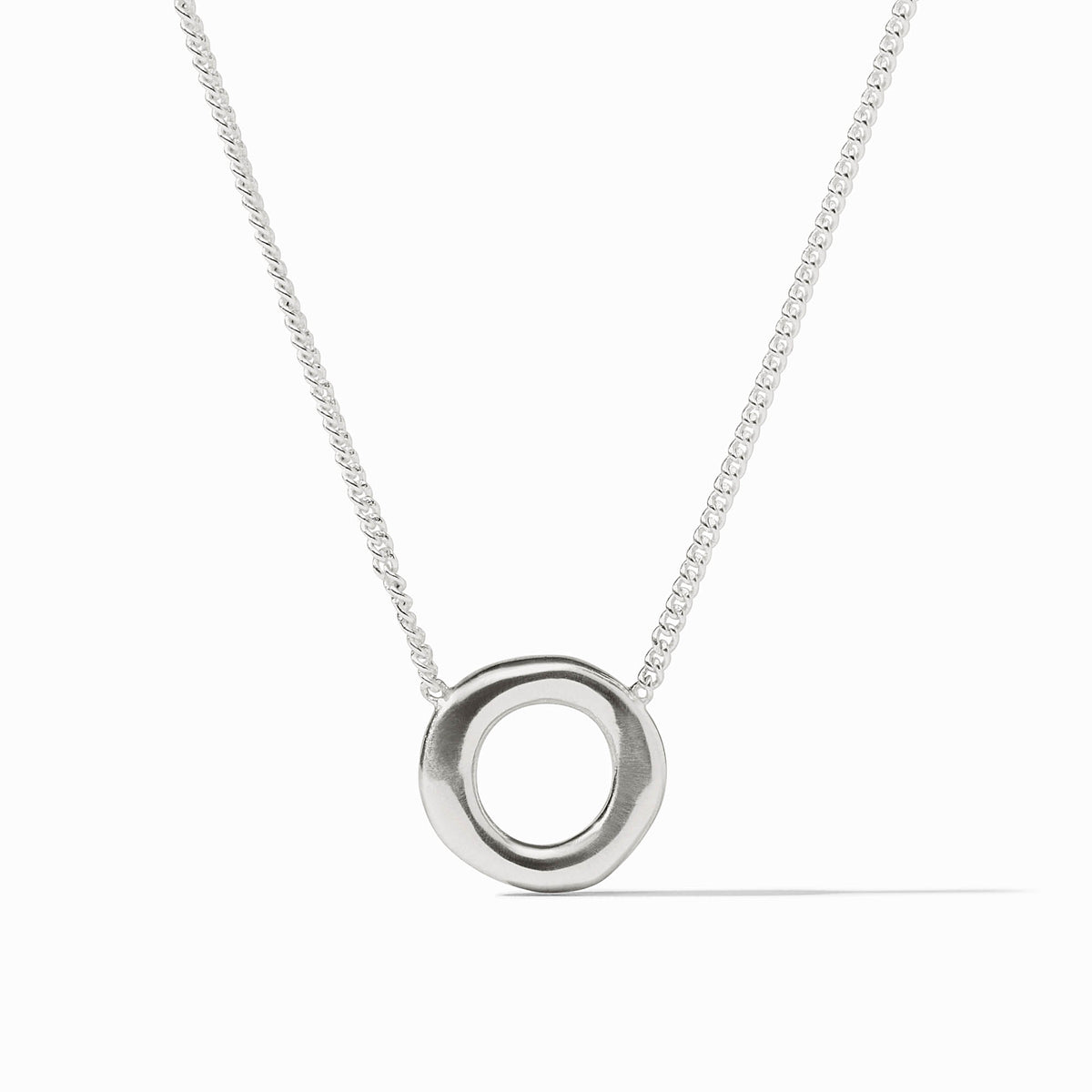 Wave Circle Delicate Necklace