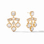 Julie Vos - Antonia Chandelier Earring, Iridescent Clear Crystal