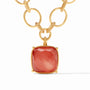 Julie Vos - Antonia Statement Necklace, Iridescent Coral
