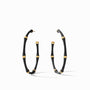 Julie Vos - Bamboo Hoop, Obsidian Black Enamel / Large