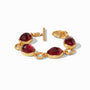 Julie Vos - Barcelona Bracelet, Iridescent Ruby Red