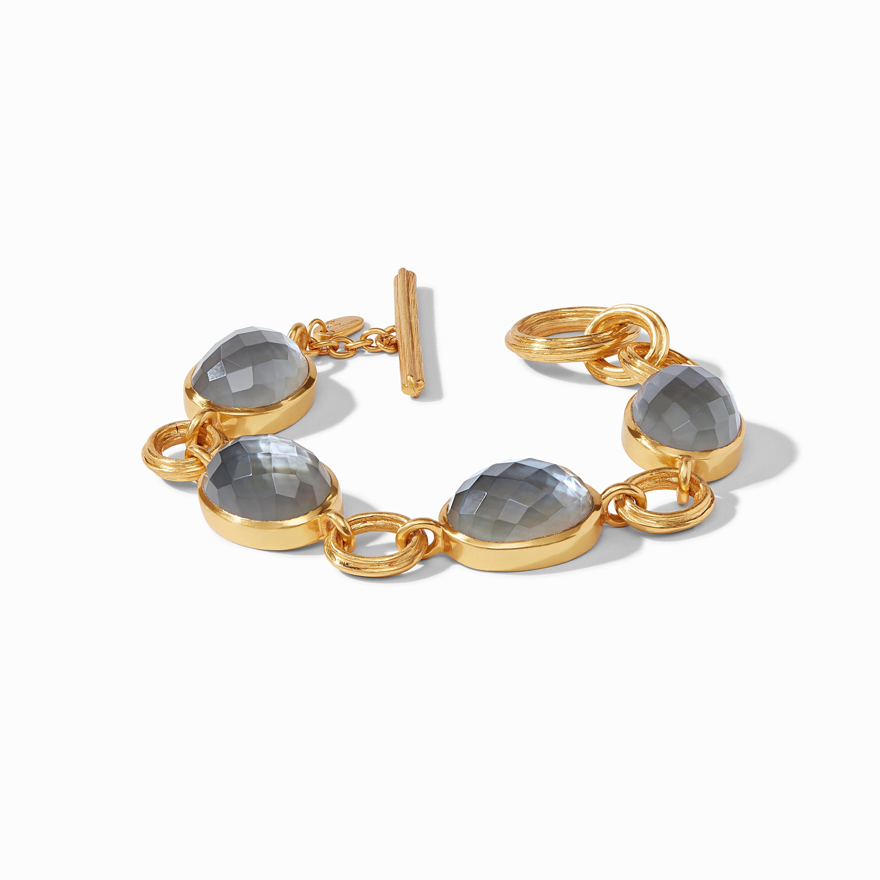 Julie Vos - Barcelona Bracelet, Iridescent Charcoal Blue