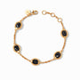 Julie Vos - Calypso Delicate Bracelet, Obsidian Black