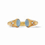 Julie Vos - Cassis Cuff, Iridescent Chalcedony Blue