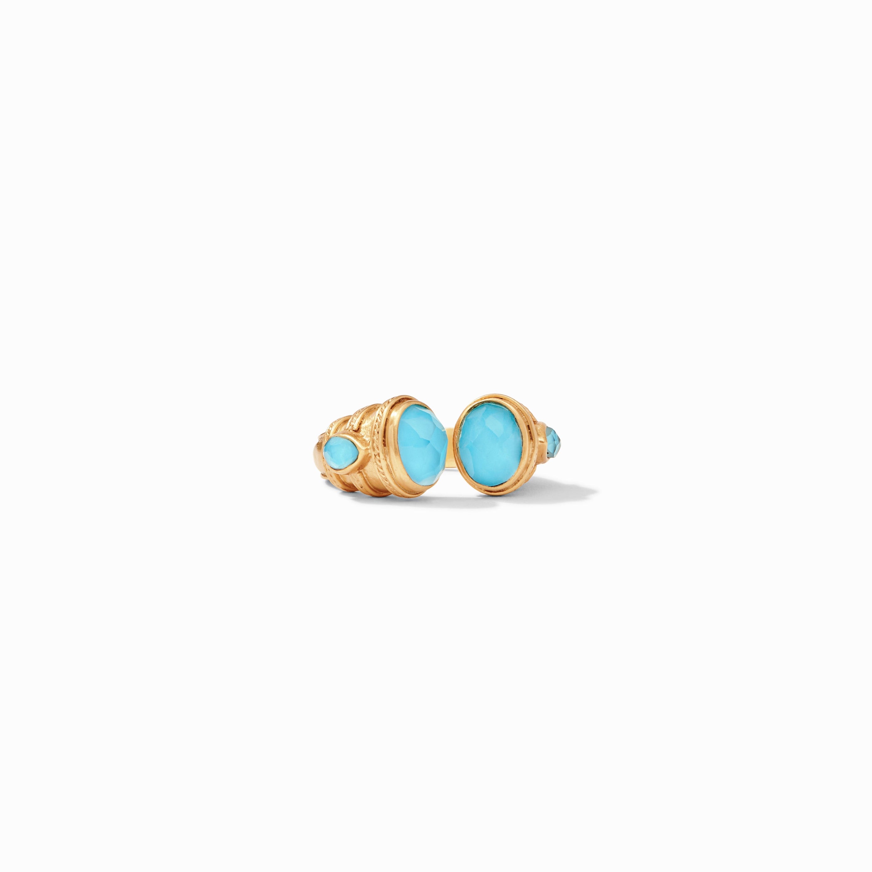 Julie Vos - Cassis Ring, Iridescent Pacific Blue / 7, carousel