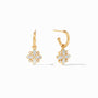 Julie Vos - Charlotte Hoop &amp; Charm Earring, Mother of Pearl