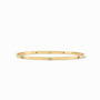Julie Vos - Crescent Stone Bangle, Pacific Blue CZ / Large