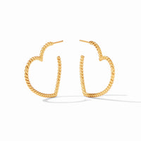 Julie Vos - Esme Heart Hoop, Medium