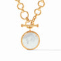 Julie Vos - Flora Statement Necklace, Mother of Pearl