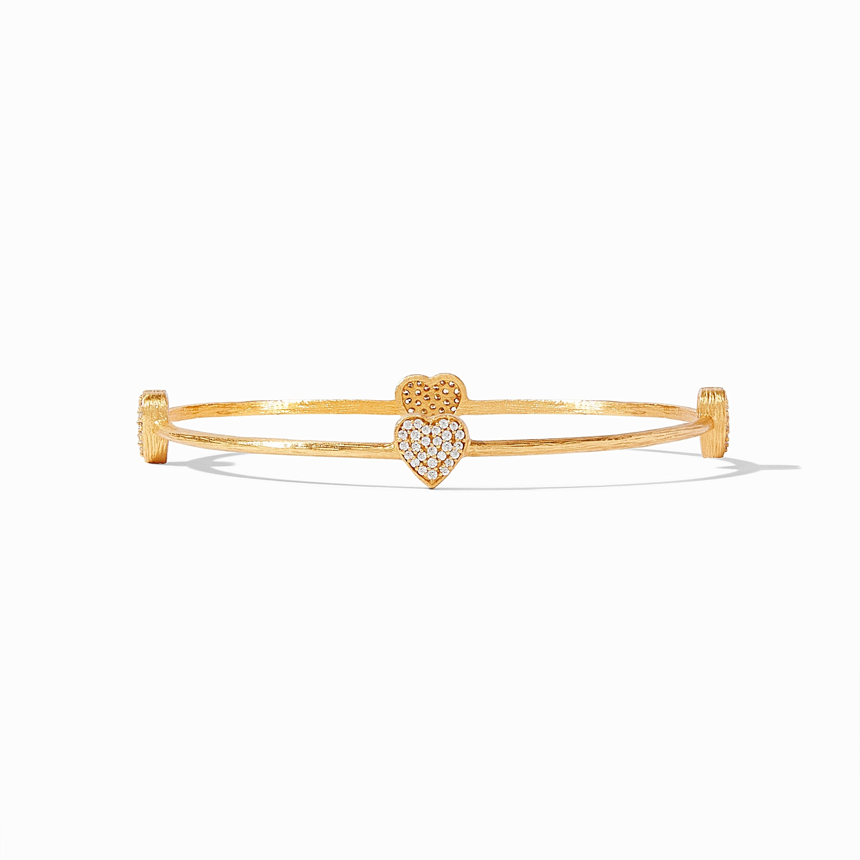 Julie Vos - Heart Pav&eacute; Bangle, Large