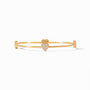 Julie Vos - Heart Pav&eacute; Bangle, Large
