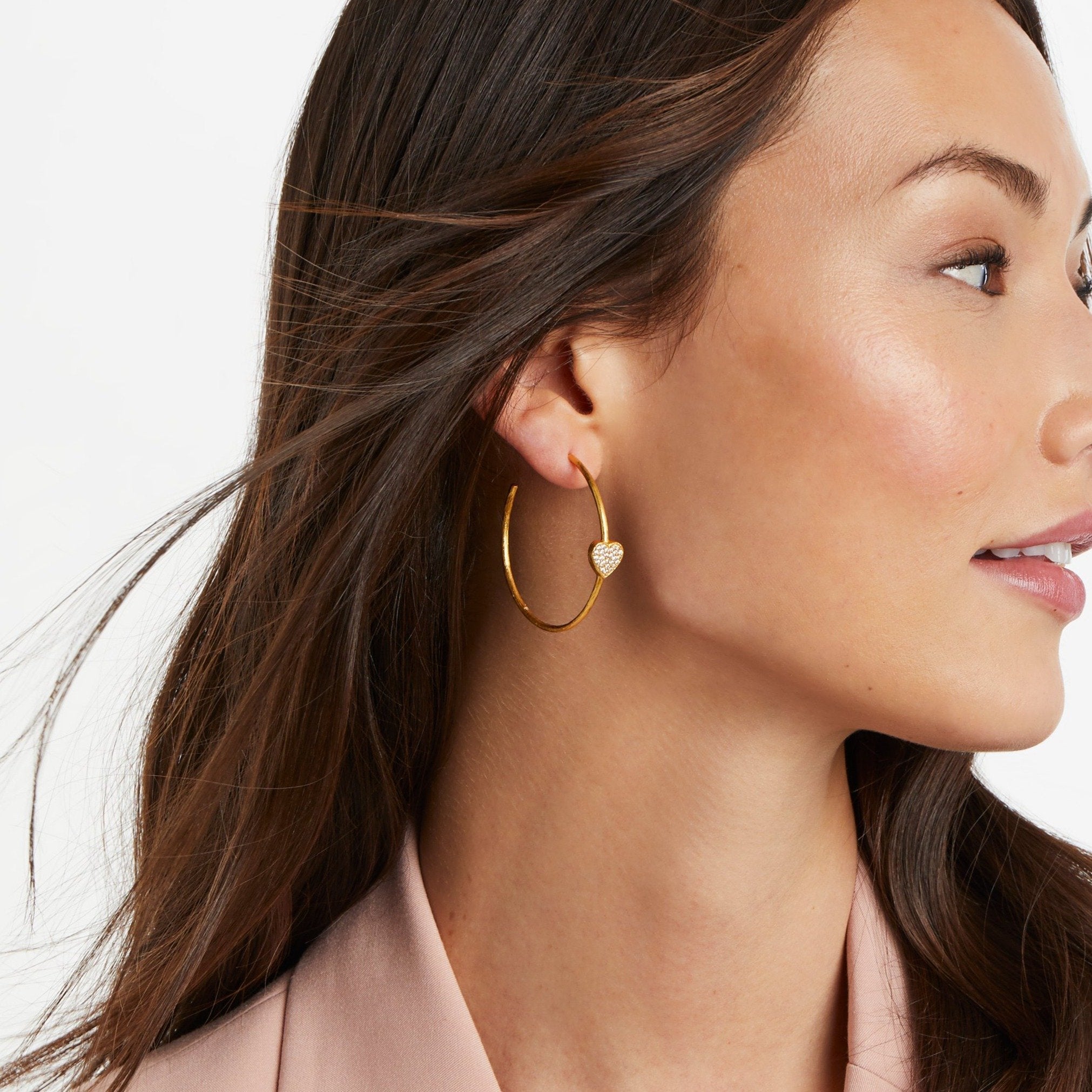 Julie Vos - Heart Pav&eacute; Hoop, 