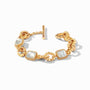 Julie Vos - Marbella Demi Bracelet, Iridescent Clear Crystal