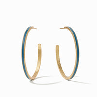 Extra Large, Marseille Hoop, Denim Blue, light airy, spotlight enamel jewels, enamel lombard fifth, bee