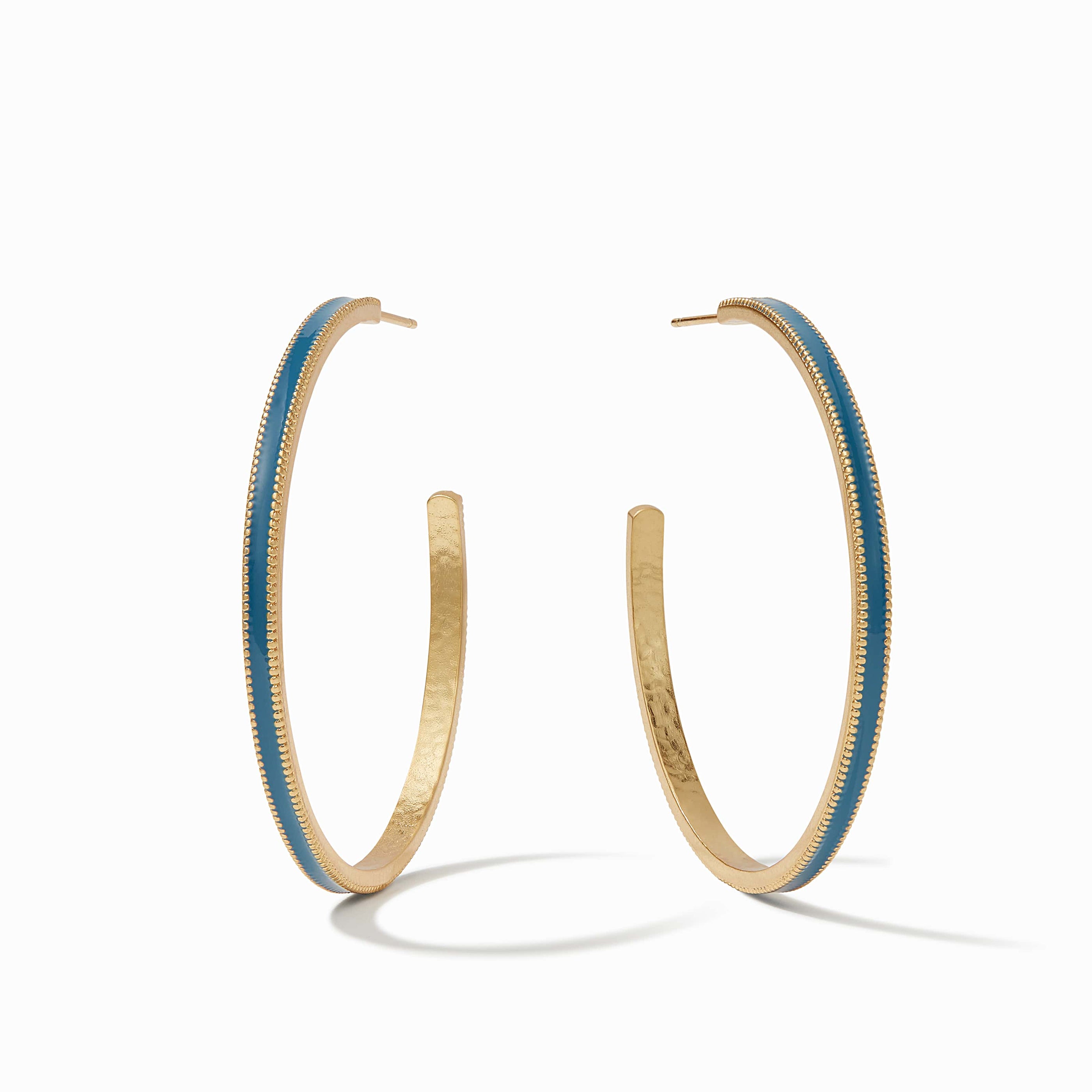 Extra Large, Marseille Hoop, Denim Blue, light airy, spotlight enamel jewels, enamel lombard fifth, bee