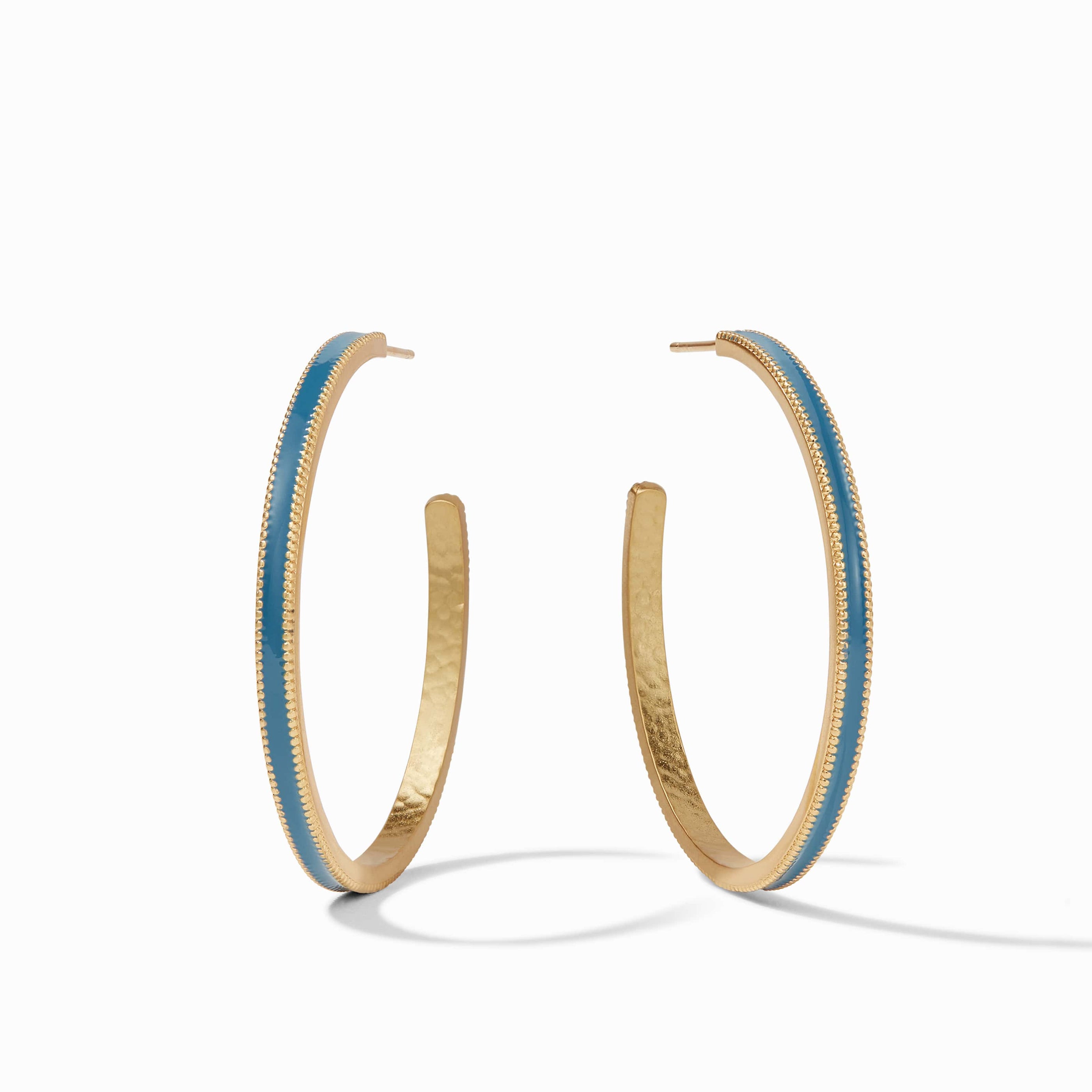 Large, Marseille Hoop, Denim Blue