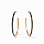 Julie Vos - Marseille Hoop, Obsidian Black Enamel / Extra Large