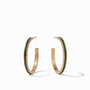 Julie Vos - Marseille Hoop, Jade Green Enamel / Medium