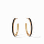 Julie Vos - Marseille Hoop, Obsidian Black Enamel / Medium