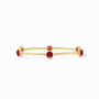 Julie Vos - Milano Bangle, Ruby Red / Large