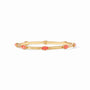Julie Vos - Monaco Bangle, Iridescent Coral / Large