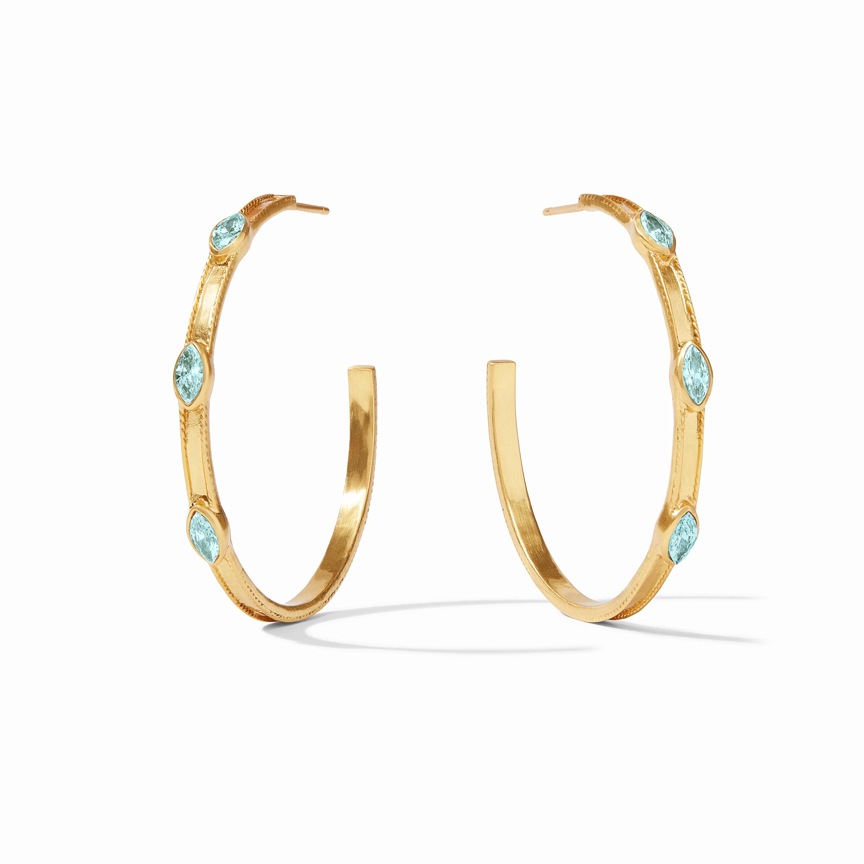 Julie Vos - Monaco Hoop, Bahamian Blue / Large