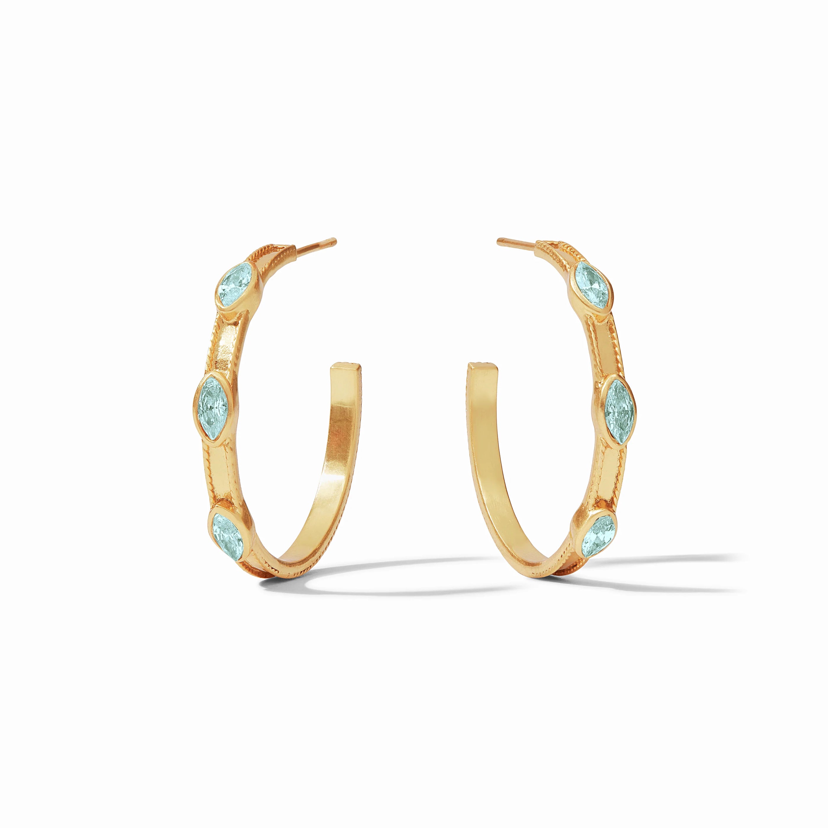 Julie Vos - Monaco Hoop, Bahamian Blue / Medium