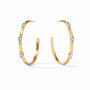 Julie Vos - Monaco Hoop, Chalcedony Blue / Large