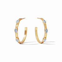 Julie Vos - Monaco Hoop, Chalcedony Blue / Medium