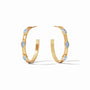 Julie Vos - Monaco Hoop, Chalcedony Blue / Medium