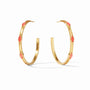 Julie Vos - Monaco Hoop, Iridescent Coral / Large