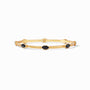 Julie Vos - Monaco Bangle, Obsidian Black / Large