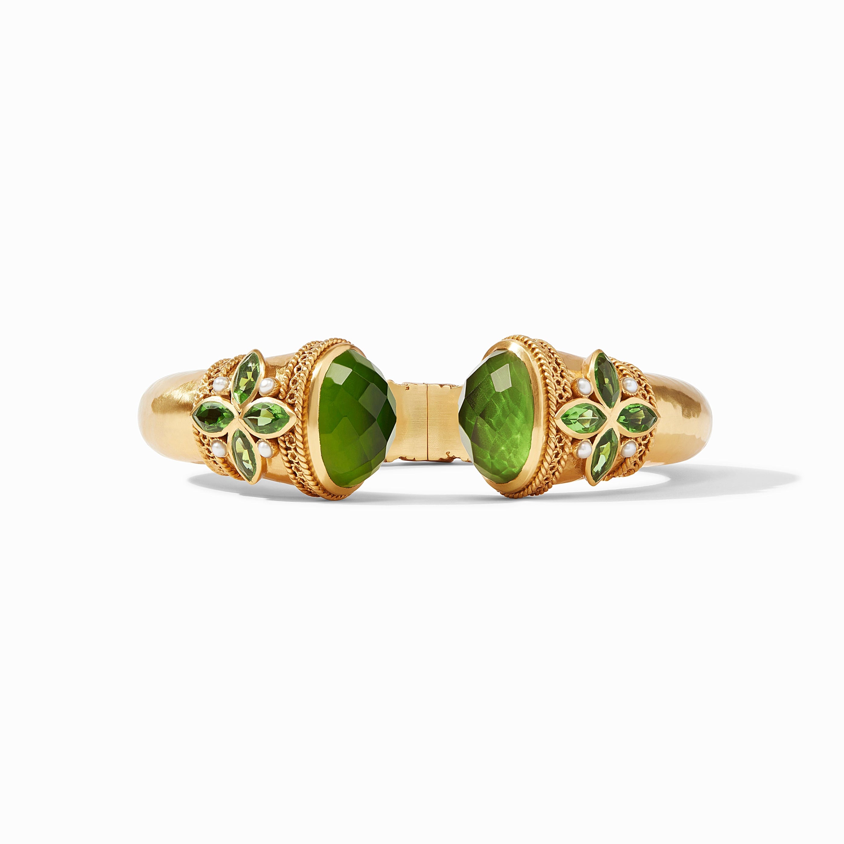 Julie Vos - Monaco Cuff, Iridescent Jade Green