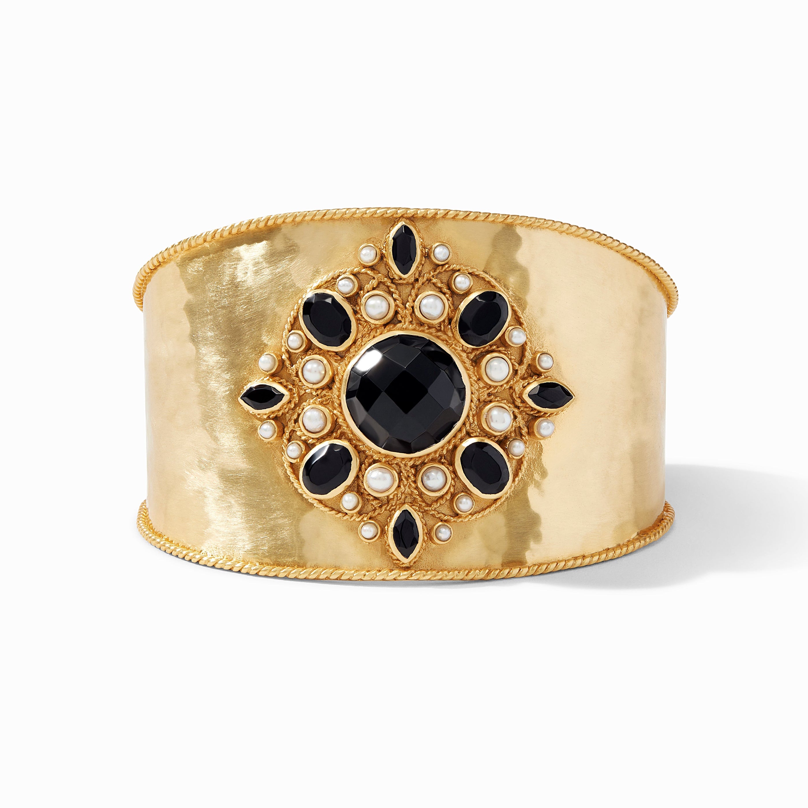Julie Vos - Monaco Statement Cuff, Obsidian Black