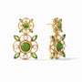 Julie Vos - Monaco Statement Earring, Iridescent Jade Green