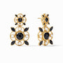 Julie Vos - Monaco Statement Earring, Obsidian Black