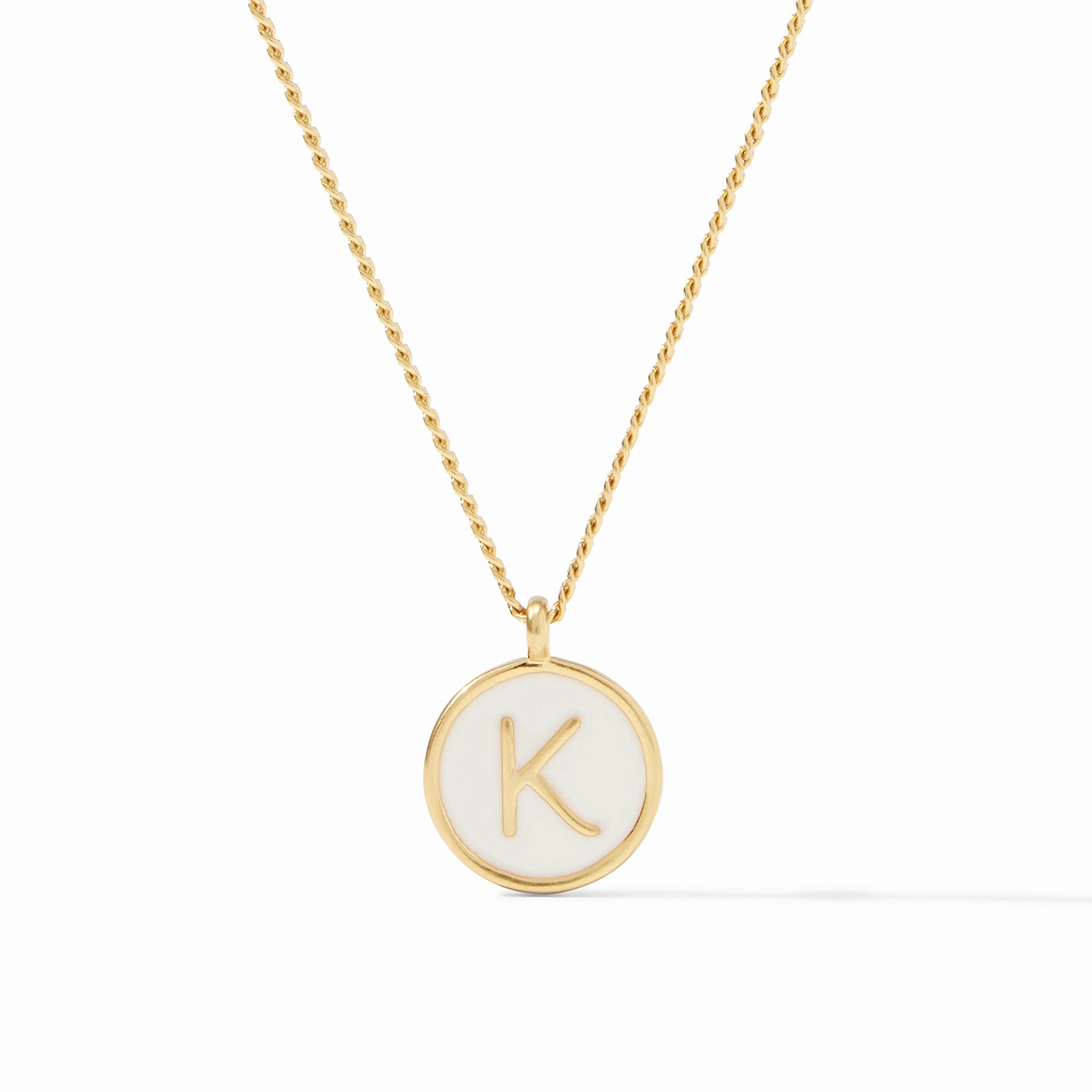 Julie Vos - Monogram Solitaire Necklace, K