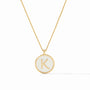 Julie Vos - Monogram Solitaire Necklace, K