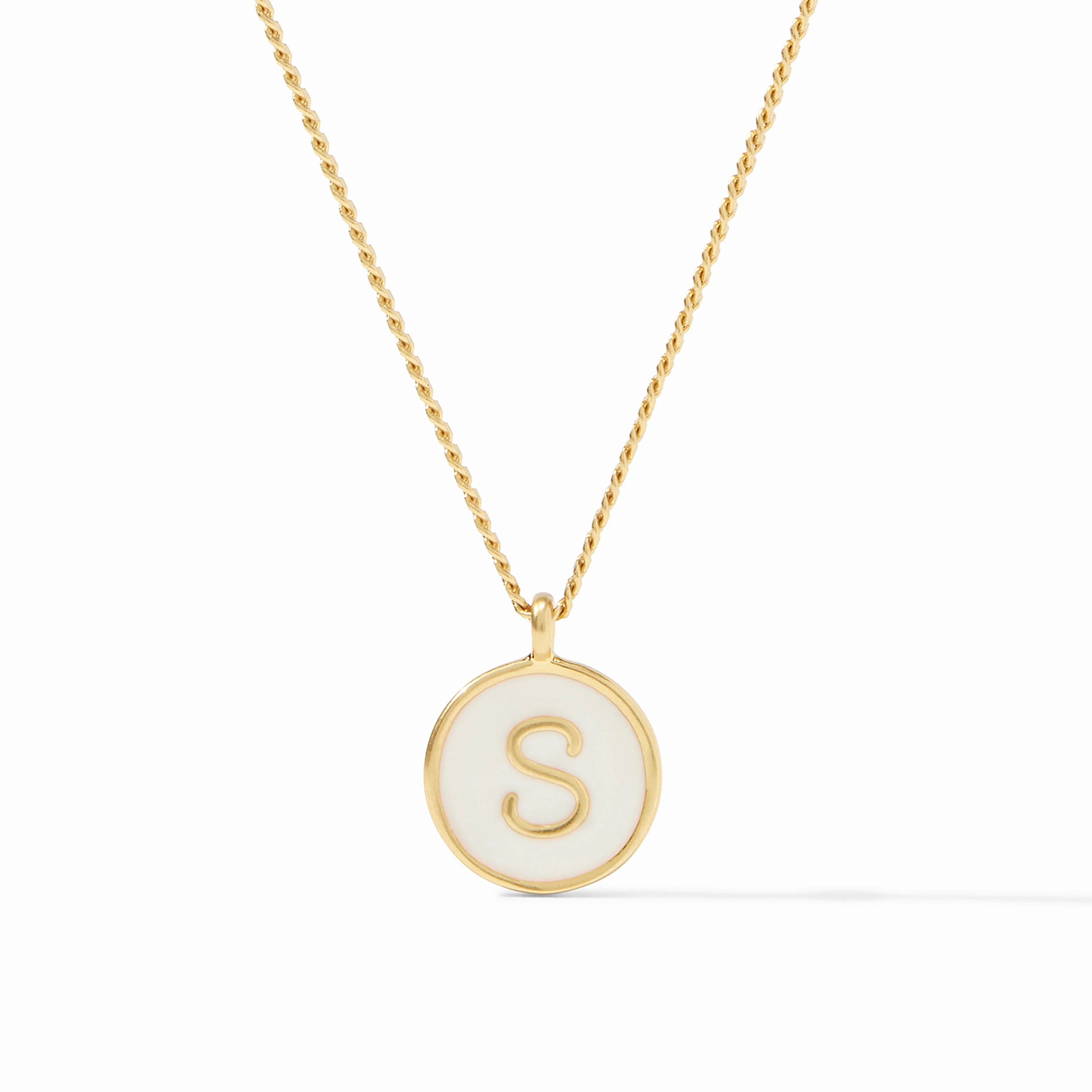 Julie Vos - Monogram Solitaire Necklace, S