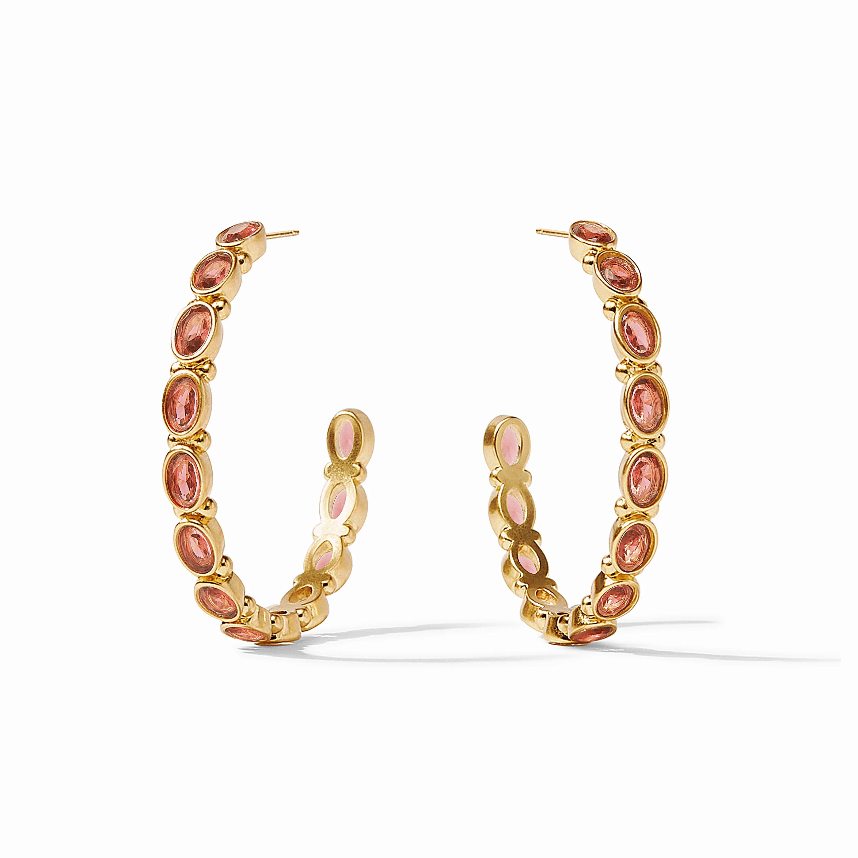 Julie Vos - Mykonos Hoop, Coral / Large