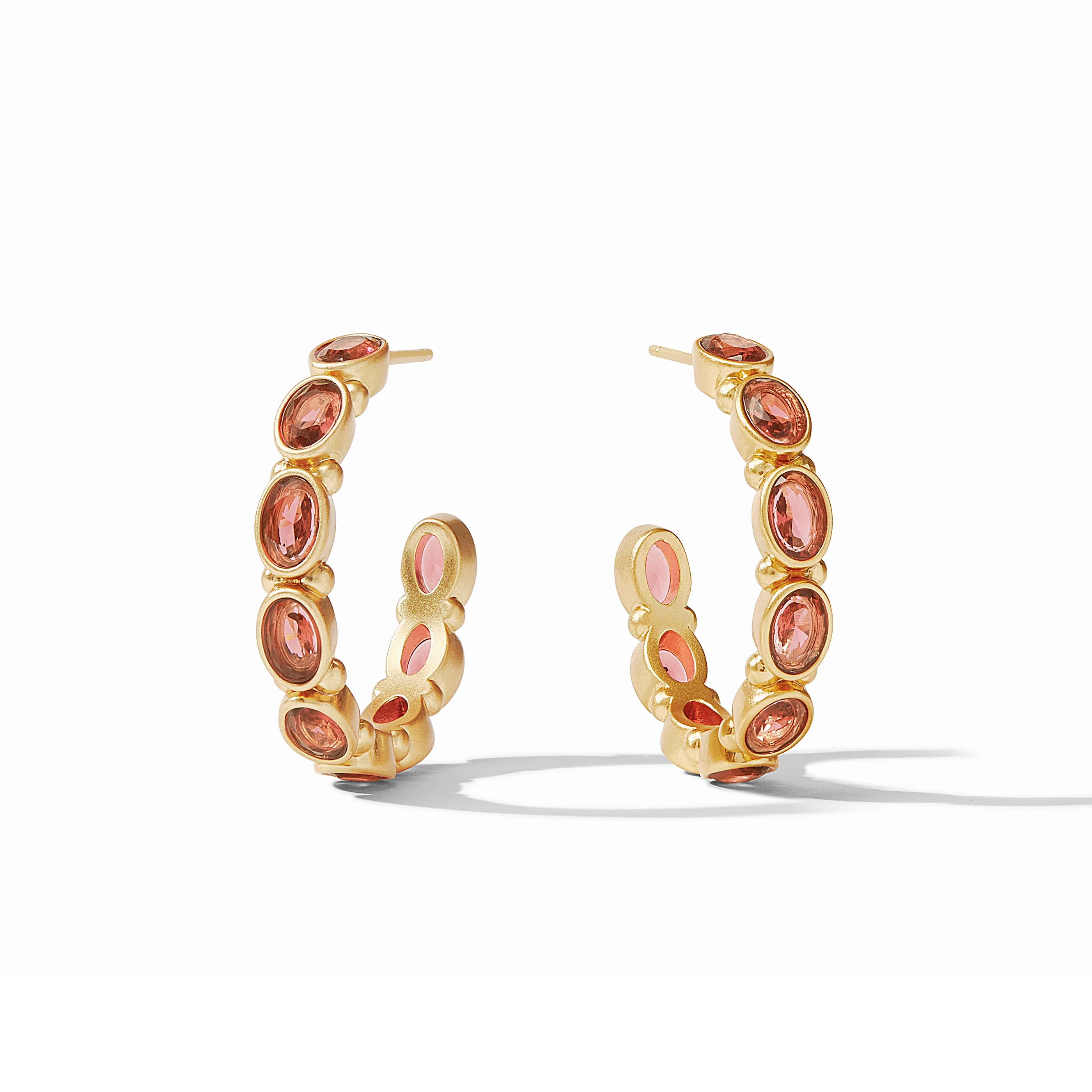 Julie Vos - Mykonos Hoop, Coral / Medium