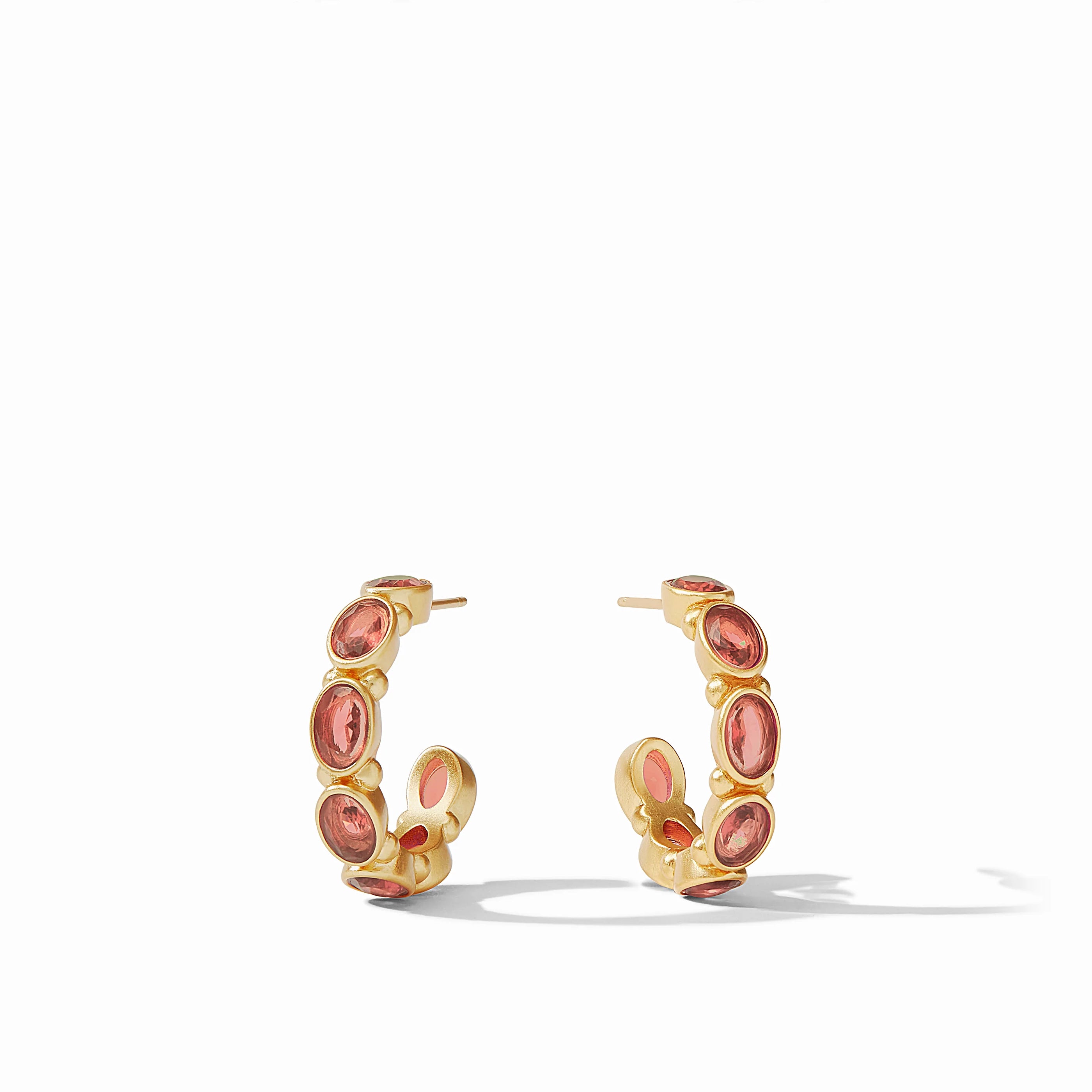 Julie Vos - Mykonos Hoop, Coral / Small